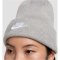 NIKE PEAK Futura Beanie 063 - dk grey heather/white