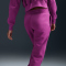 NIKE Sportswear Phoenix Mid-Rise Fleece Jogginghose Damen 518 - hot fuchsia/sail L
