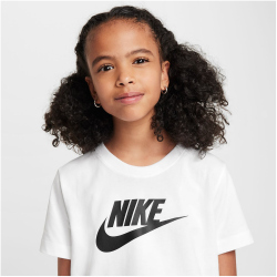 NIKE Sportswear T-Shirt Mädchen 100 - white M (137-146 cm)