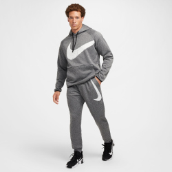 NIKE Therma-FIT Fitnesshose Herren 010 - black/htr/white S