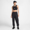 NIKE Sportswear Classic Woven Mid-Rise Oversized UV Protection Jogginghose Damen 010 - black/white XS