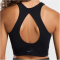 NIKE One Twist Light-Support High-Neck Sport-BH Damen 010 - black/black/pcg3c XL