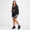 NIKE Sportswear Classic Woven Loose UV Protection Kapuzenjacke Damen 010 - black/white XS