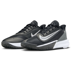 NIKE Precision VII Basketballschuhe Herren 005 - black/white-iron grey-smoke grey 38.5