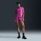 NIKE One Classic Dri-FIT kurzarm Fitness-Trainingsshirt Damen 518 - hot fuchsia/black S
