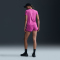 NIKE One Classic Dri-FIT kurzarm Fitness-Trainingsshirt Damen 518 - hot fuchsia/black S