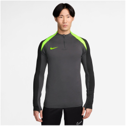 NIKE Strike Dri-FIT 1/2-Zip Global Fußball Trainingsshirt Herren 060 - anthracite/black/volt/volt XL