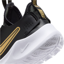 NIKE Flex Runner 3 Sneaker Kinder 006 - black/metallic gold-white 25