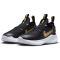 NIKE Flex Runner 3 Sneaker Kinder 006 - black/metallic gold-white 25