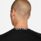 NIKE Pro Warm langarm Trainingsshirt Herren 010 - black/white S