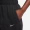 NIKE Fast Dri-FIT Mid-Rise 7/8 Warm-Up Laufhose Damen 010 - black/reflective silv XL