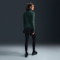 NIKE Therma-FIT Element Swift Rollkragen langarm Laufshirt Damen 338 - vintage green/reflective silv M