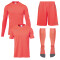 uhlsport Score Torwart-Set fluo rot/grau 128
