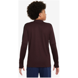 NIKE Academy 23 Dri-FIT langarm Fußball Trainingsshirt Kinder 652 - burgundy crush/black/white S (128-137 cm)