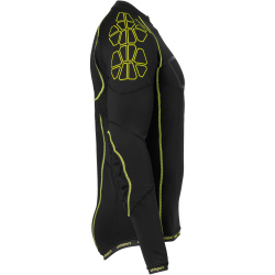 uhlsport Bionikframe langarm Torwart-Funktionsshirt schwarz/fluo gelb S