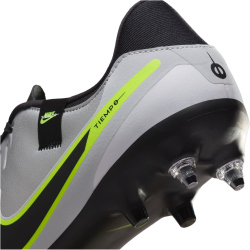 NIKE Tiempo Legend 10 Academy SG Stollen-Fußballschuhe Herren 001 - metallic silver/black-volt 40.5
