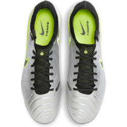 NIKE Tiempo Legend 10 Elite FG Fußballschuhe 001 - metallic silver/black-volt 42.5