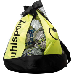 uhlsport Balltasche (16 Bälle) Schwarz/Fluo Gelb