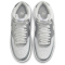 NIKE Court Vision Mid-Top Sneaker Damen 108 - white/metallic silver 36