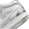 NIKE Court Vision Mid-Top Sneaker Damen 108 - white/metallic silver 36