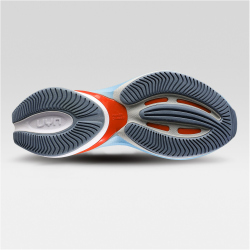 UYN Speedfly Laufschuhe mit türkiser Sohle Herren