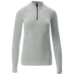 UYN Fusyon Biotech langarm 1/2-Zip Funktionsshirt Damen