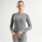 UYN Evolutyon Biotech Melange langarm Funktionsshirt Damen 1007 - grey melange/grey XS
