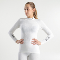 UYN Elevatyon Biomorph langarm Rollkragen-Funktionsshirt Damen W000 - white L/XL