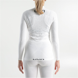 UYN Elevatyon Biomorph langarm Rollkragen-Funktionsshirt Damen W000 - white L/XL