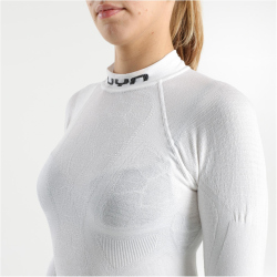 UYN Elevatyon Biomorph langarm Rollkragen-Funktionsshirt Damen W000 - white L/XL