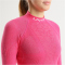 UYN Elevatyon Biomorph langarm Rollkragen-Funktionsshirt Damen P341 - pink yarrow L/XL