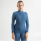 UYN Elevatyon Biomorph langarm Rollkragen-Funktionsshirt Damen K511 - blue atoll XS