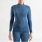 UYN Elevatyon Biomorph langarm Rollkragen-Funktionsshirt Damen K511 - blue atoll L/XL