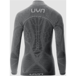 UYN Elevatyon Biomorph langarm Rollkragen-Funktionsshirt Damen G142 - grey melange XS