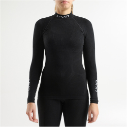 UYN Elevatyon Biomorph langarm Rollkragen-Funktionsshirt Damen B000 - black XS