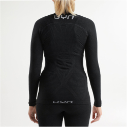 UYN Elevatyon Biomorph langarm Rollkragen-Funktionsshirt Damen B000 - black L/XL