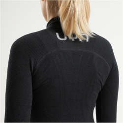 UYN Elevatyon Biomorph langarm Rollkragen-Funktionsshirt Damen B000 - black L/XL