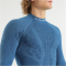 UYN Elevatyon Biomorph langarm Rollkragen-Funktionsshirt Herren K511 - blue atoll S/M