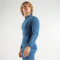 UYN Elevatyon Biomorph langarm Rollkragen-Funktionsshirt Herren K511 - blue atoll S/M