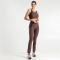UYN Rock Fit Push Up Flared Leggings Damen M584 - ground coffee XS