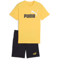 PUMA Essentials 2 Color No. 1 Logo T-Shirt & Shorts Set Jungen