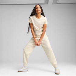 PUMA Essentials Script T-Shirt Damen