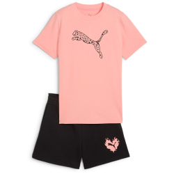 PUMA Flaming Love T-Shirt & Shorts Set Mädchen...