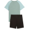 PUMA Essentials No.1 Logo Sportshirt & Shorts Set Jungen 30 - green moon 152