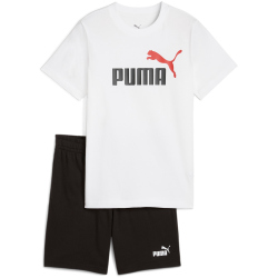 PUMA Essentials 2 Color No. 1 Logo T-Shirt & Shorts...