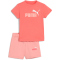 PUMA Minicats Essentials T-Shirt & Shorts Baby-Set 24 - peach frost 92