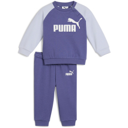 PUMA Minicats Essentials Raglan Fleece Crew Baby-Jogginganzug 46 - blue crystal 92