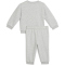 PUMA Minicats Essentials Fleece Crew Baby-Jogginganzug 04 - light gray heather 80
