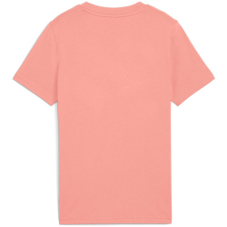 PUMA Essentials Script T-Shirt Mädchen 18 - pink fruit 176