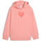 PUMA Flaming Love French Terry Hoodie Mädchen 18 - pink fruit 140